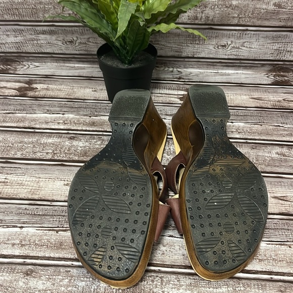 DANSKO Brown Sophie Cross over Leather Women's Sandals Size EU 41 US 10.5-11 - Picture 13 of 14